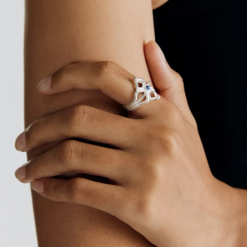 Empress 47 Concept 925 Sterling Silver Rings Unisex-3