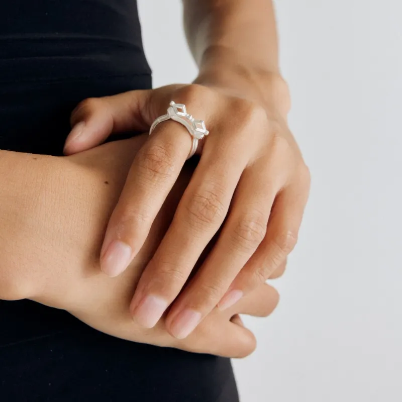 Empress 47 Concept 925 Sterling Silver Rings Unisex-4