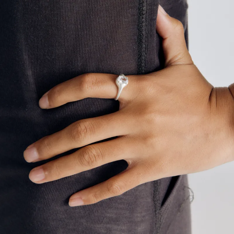 Empress 47 Concept 925 Sterling Silver Rings Unisex White-5