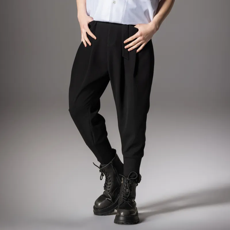 Pin Li Casual Pants Men's Black-4