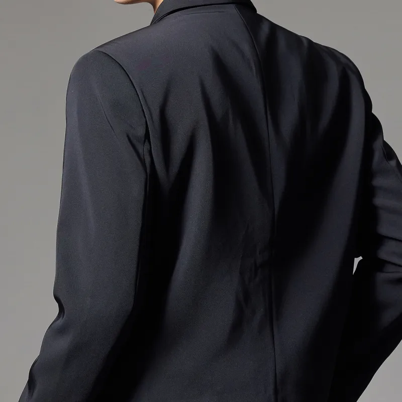 Pin Li Business Suit Men's Black-2