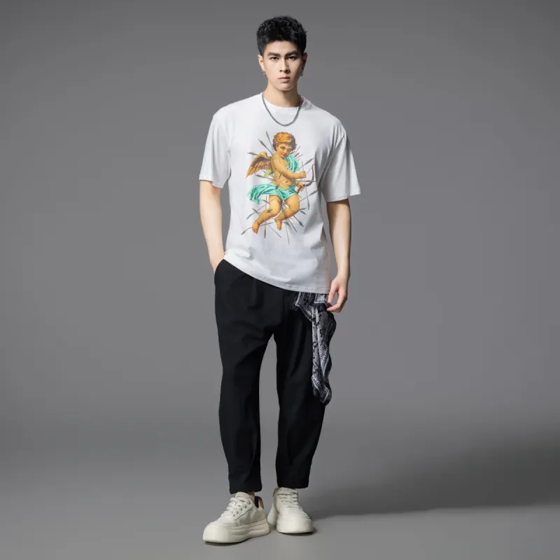 Pin Li T Shirts Men White-5
