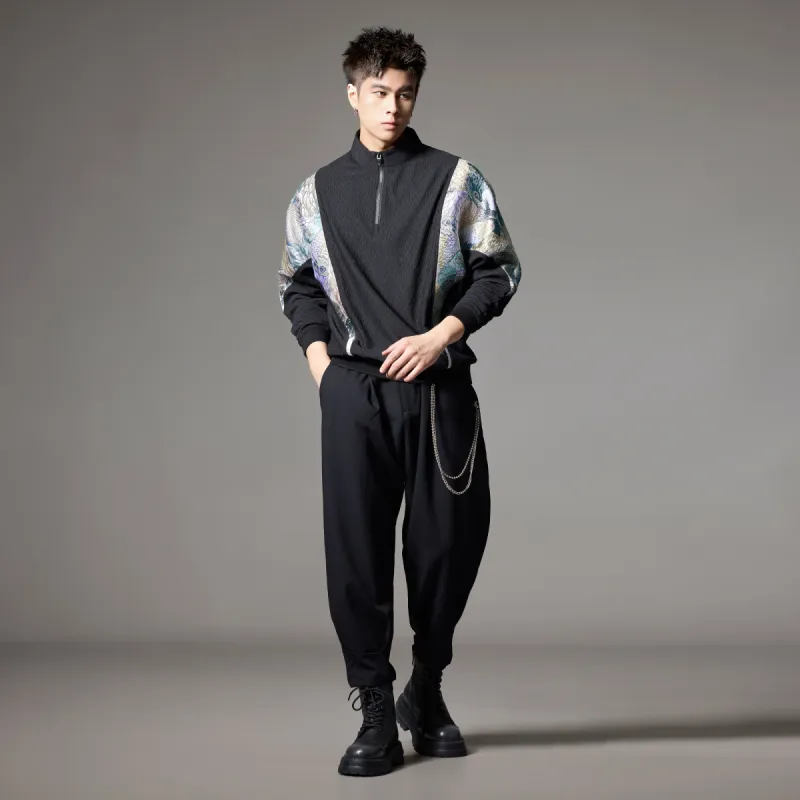Pin Li Sweatshirts Men Black-6
