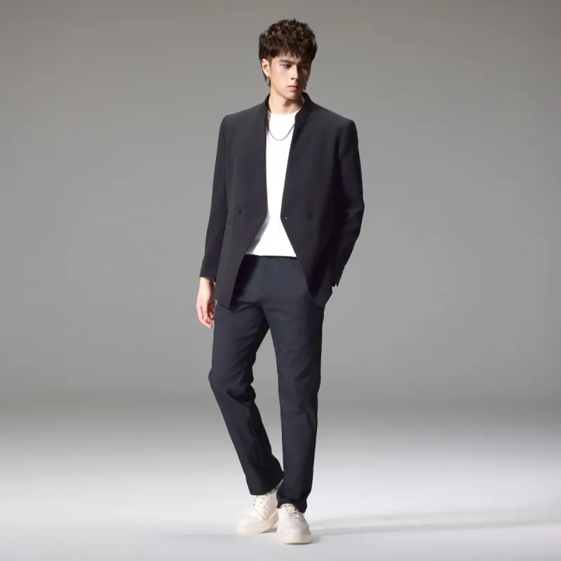 Pin Li Business Suit Men's Black-5