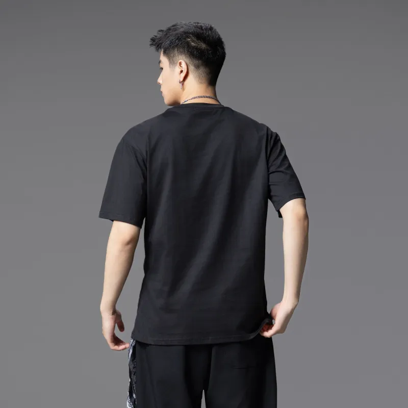 Pin Li T Shirts Men Black-3
