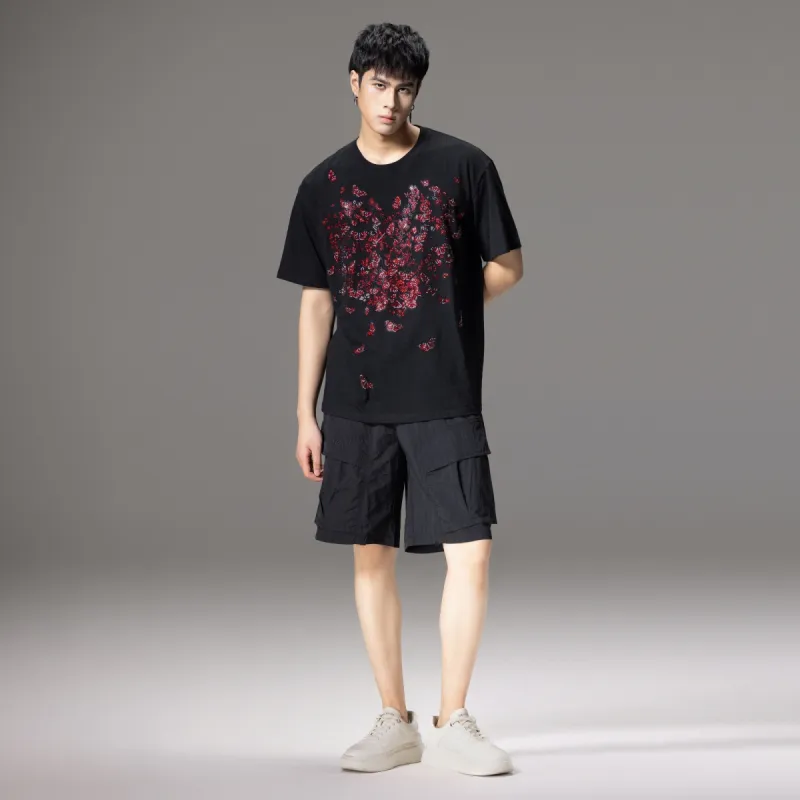 Pin Li T Shirts Men Black-6