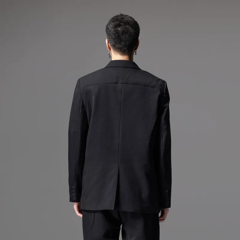 Pin Li Business Suit Men's Black-2