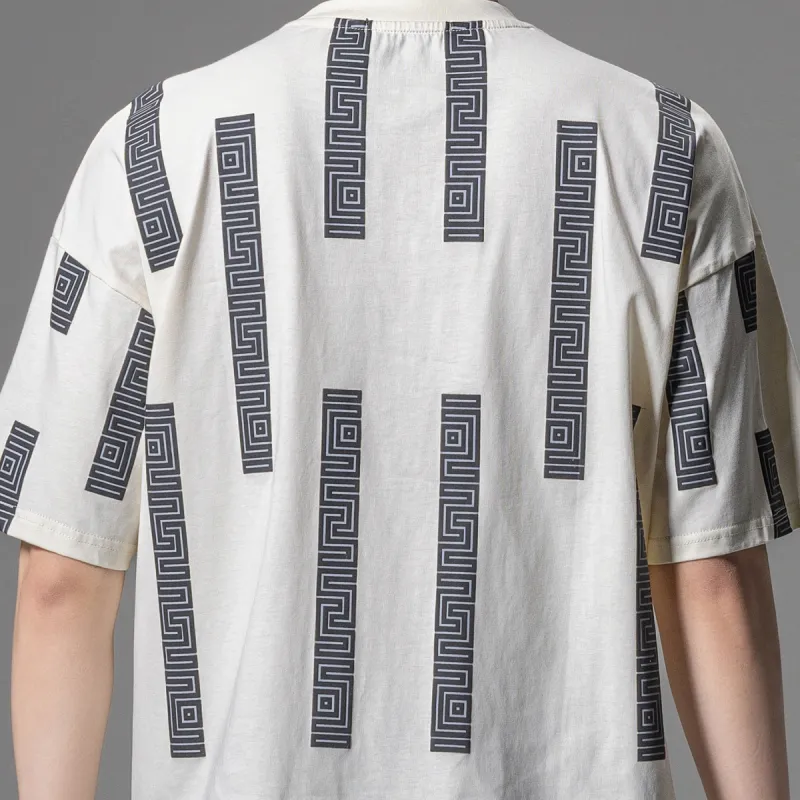 Pin Li T Shirts Men Apricot-4