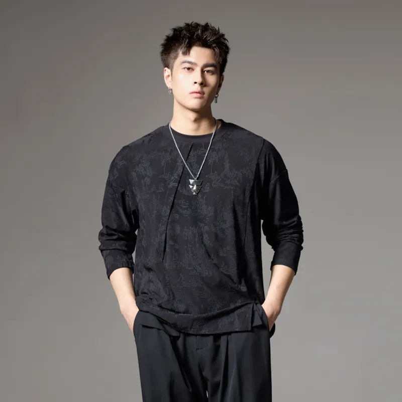 Pin Li T Shirts Men-4