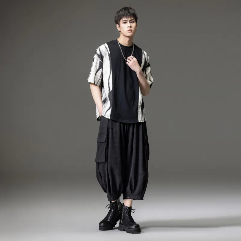 Pin Li T Shirts Men Black-4