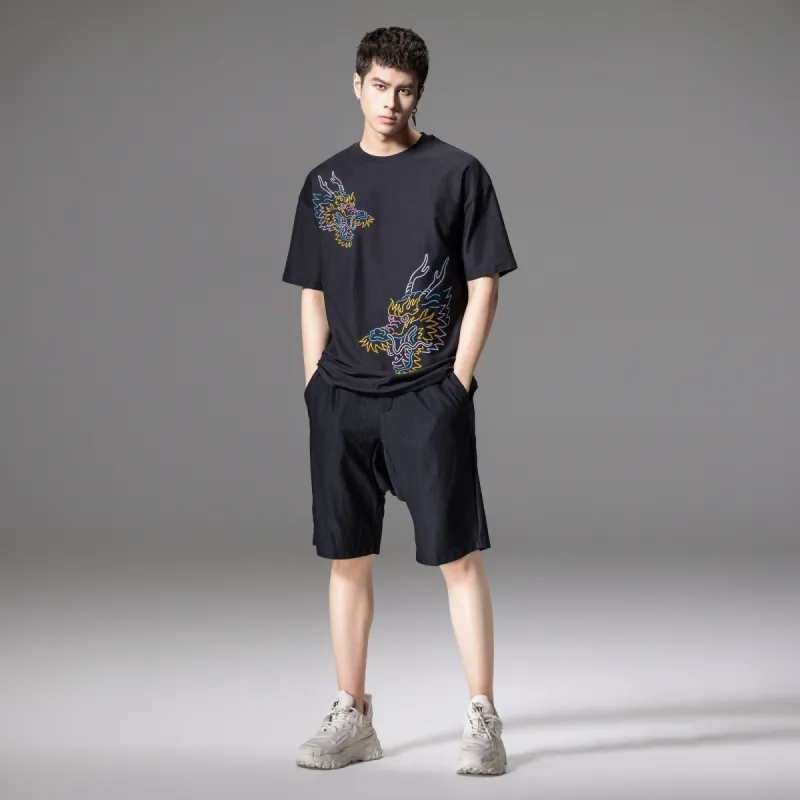 Pin Li T Shirts Men Black-4