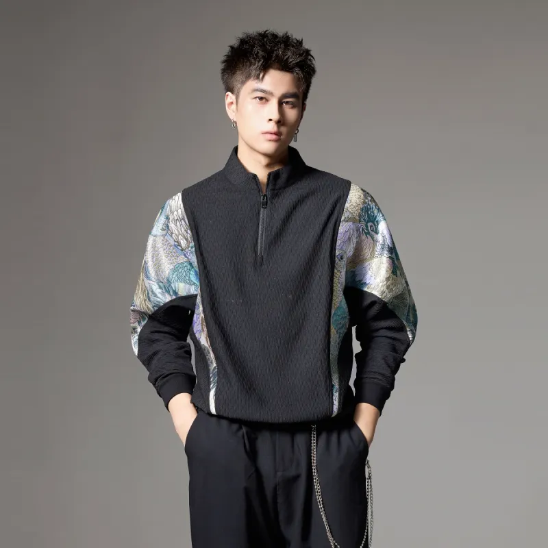 Pin Li Sweatshirts Men Black-5