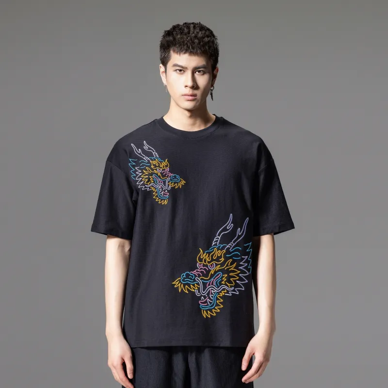 Pin Li T Shirts Men Black-1