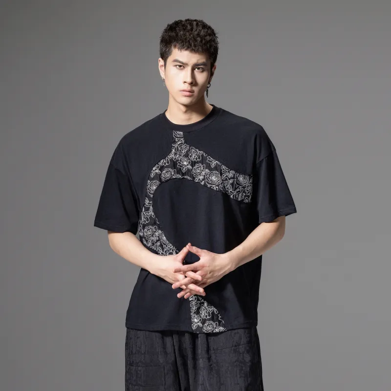 Pin Li T Shirts Men Black-2