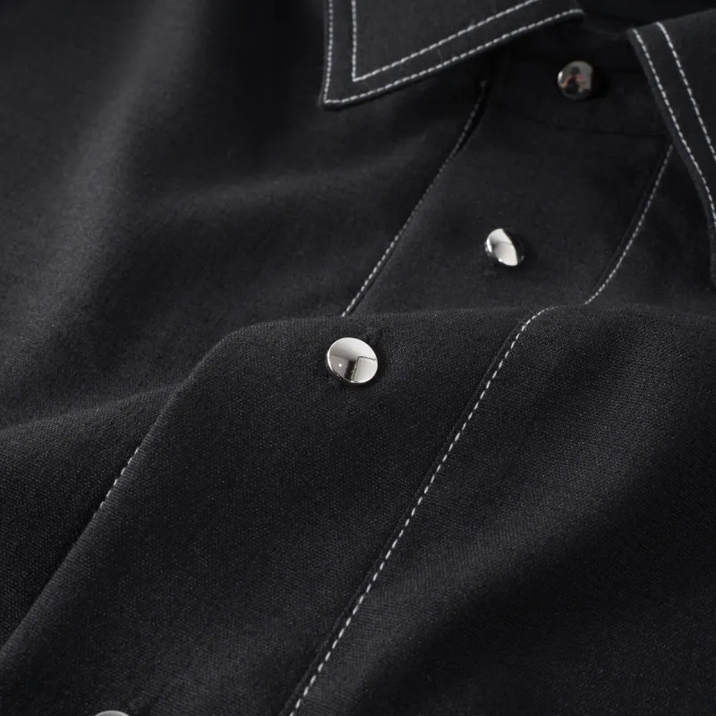 Pin Li Polo Shirts Men Black-2