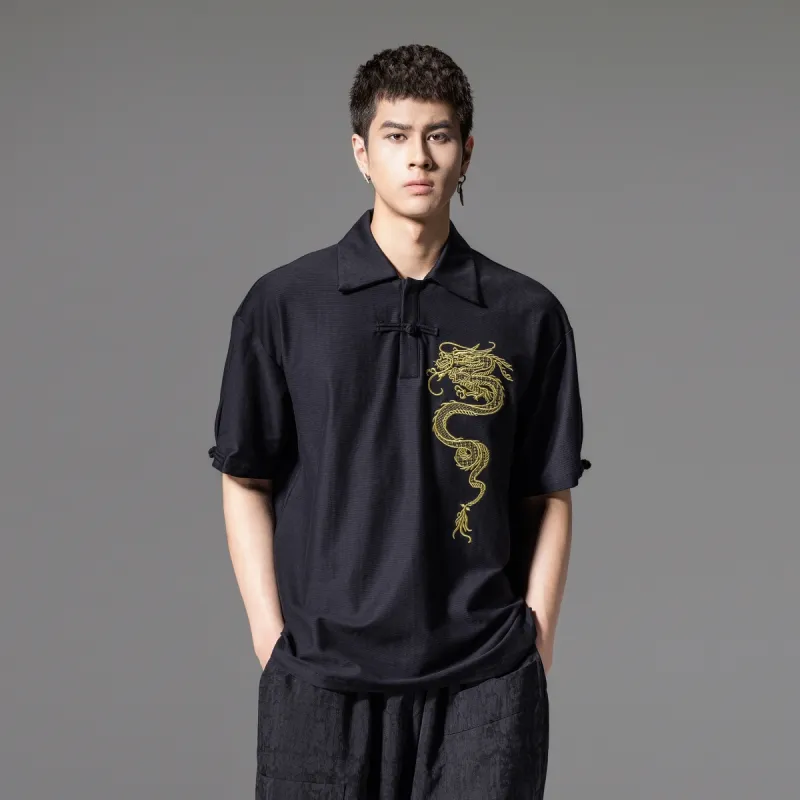 Pin Li Polo Shirts Men Black-3