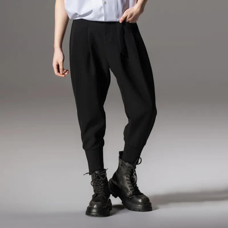 Pin Li Casual Pants Men's Black-3