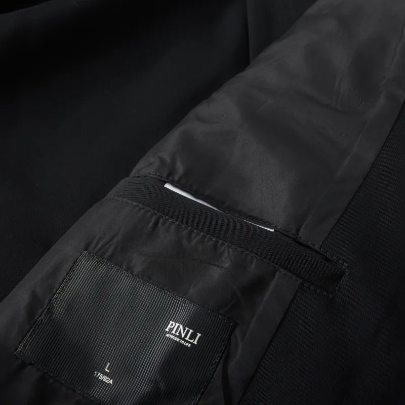 Pin Li Business Suit Men's Black-7