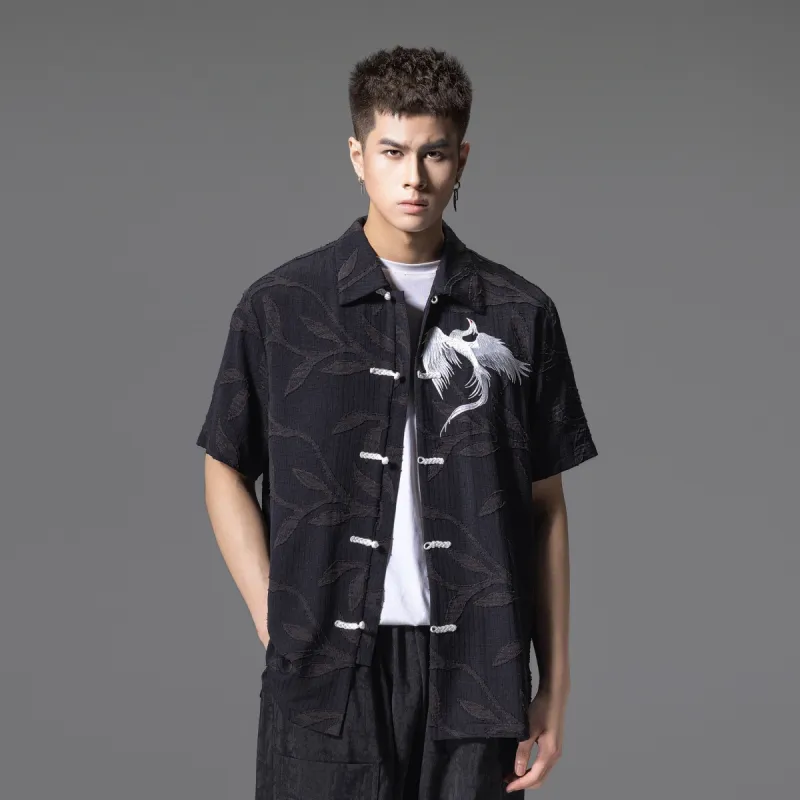 Pin Li Shirts Men Black-3