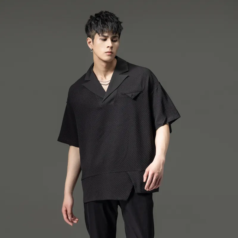 Pin Li T Shirts Men Black-2