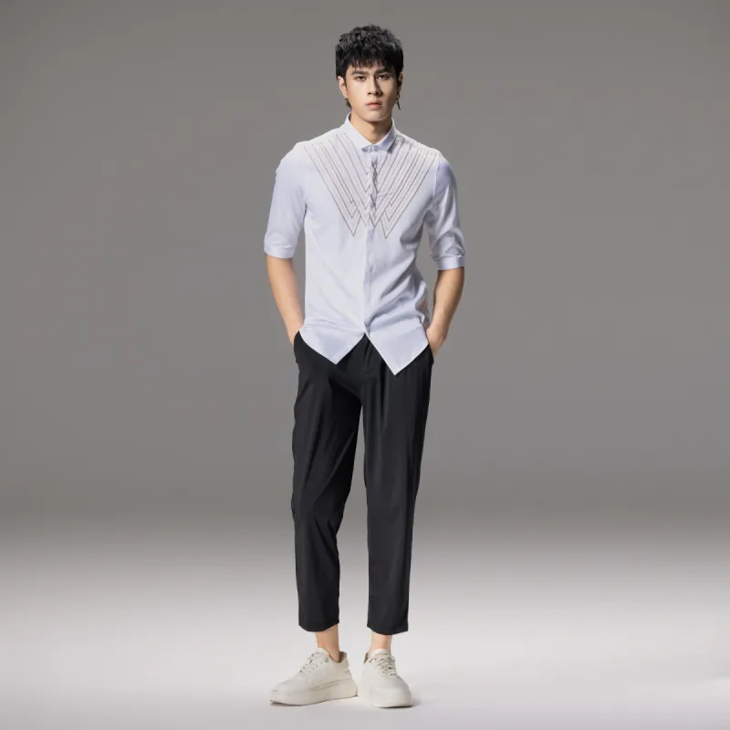 Pin Li Shirts Men White-5