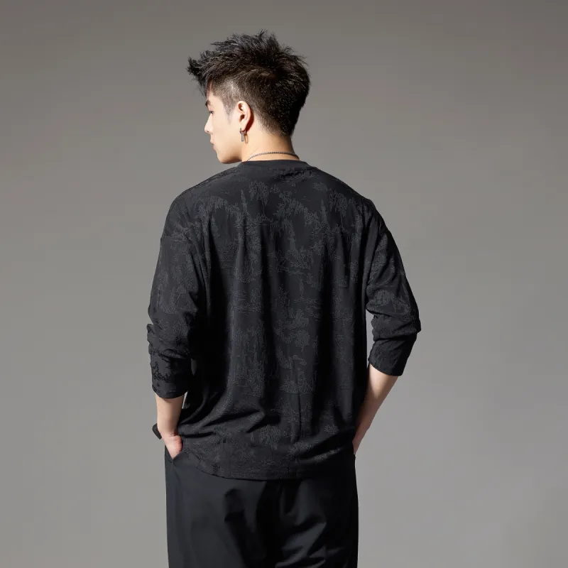 Pin Li T Shirts Men-3