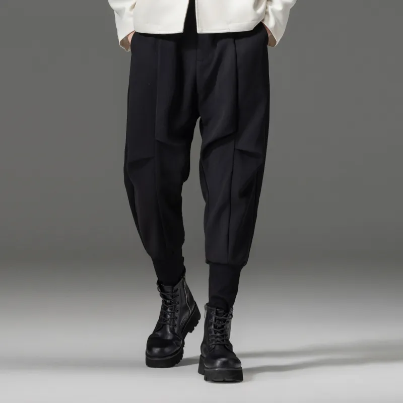 Pin Li Casual Pants Men's Black-2