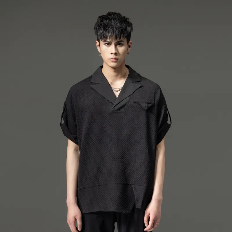 Pin Li T Shirts Men Black-1