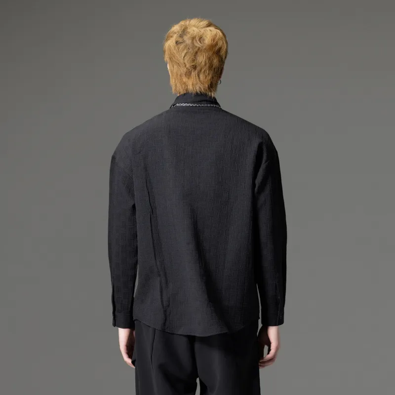 Pin Li Shirts Men Black-2