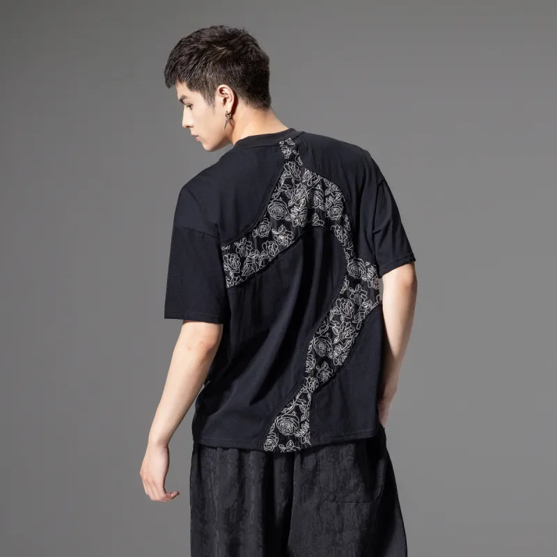 Pin Li T Shirts Men Black-4