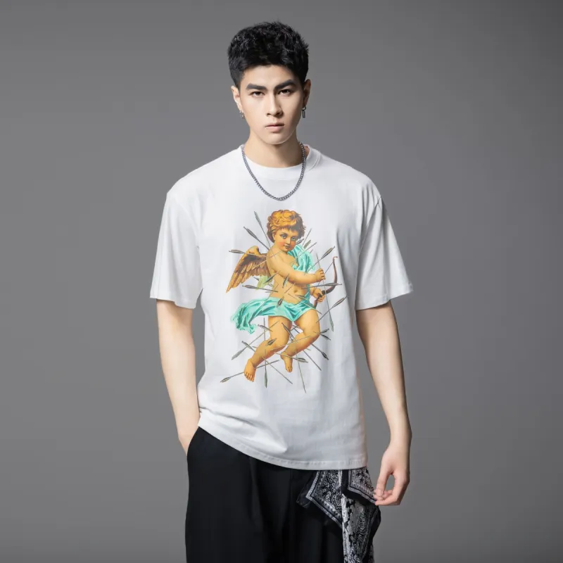 Pin Li T Shirts Men White-2
