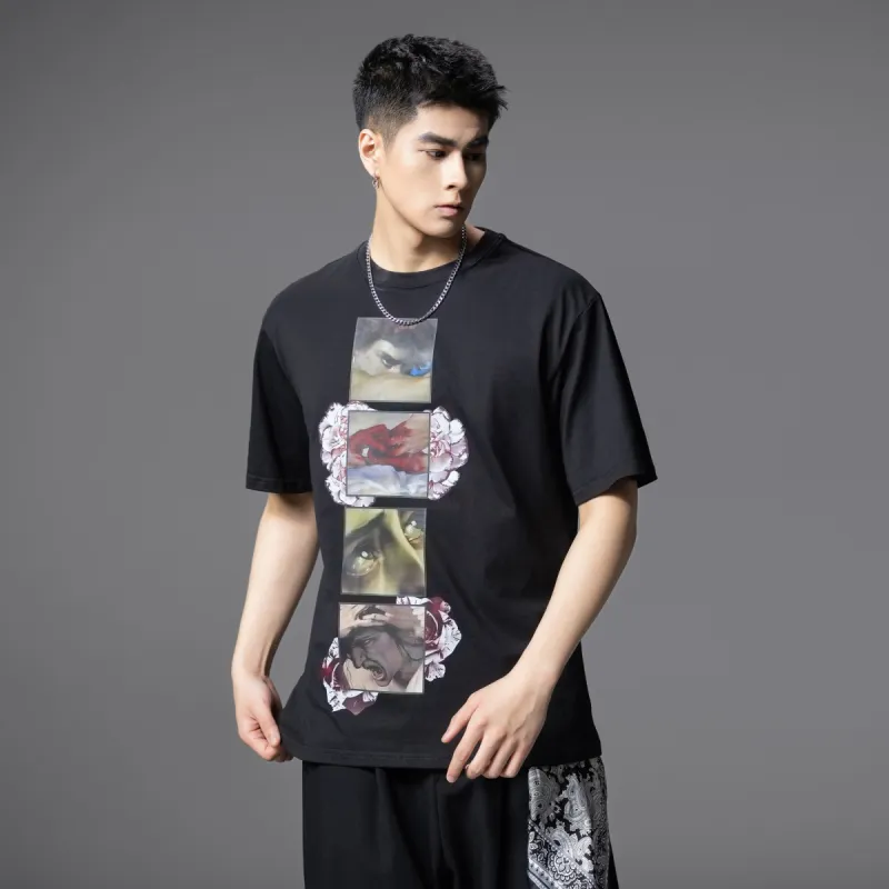 Pin Li T Shirts Men Black-5