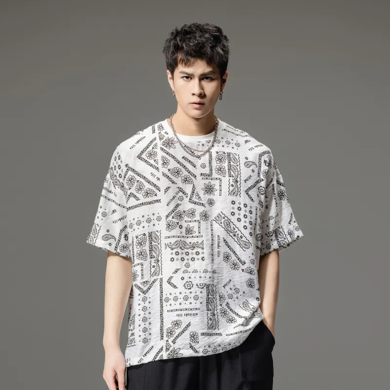 Pin Li T Shirts Men-7