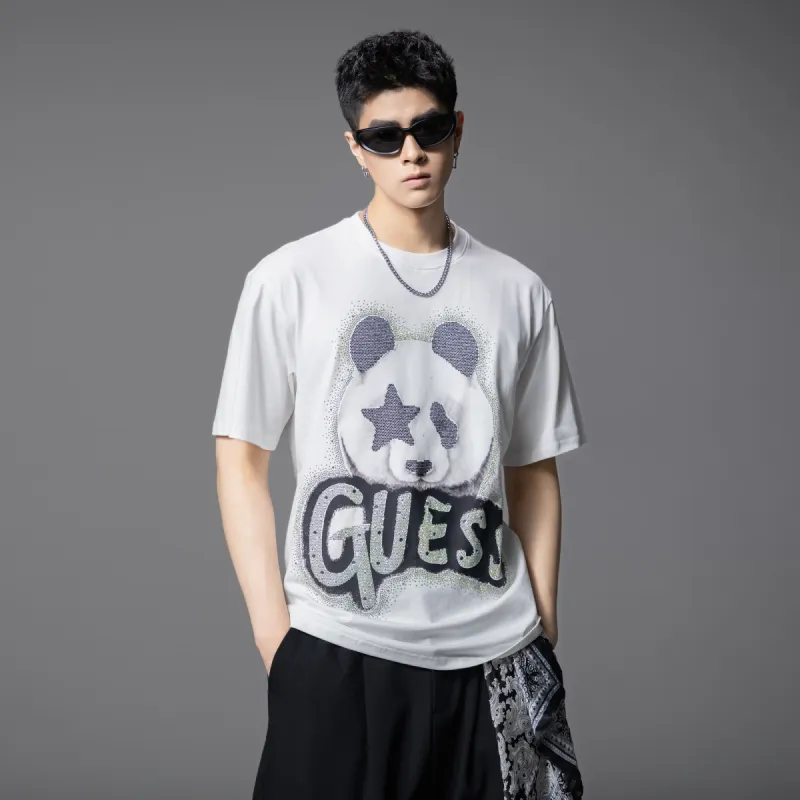 Pin Li T Shirts Men White-4