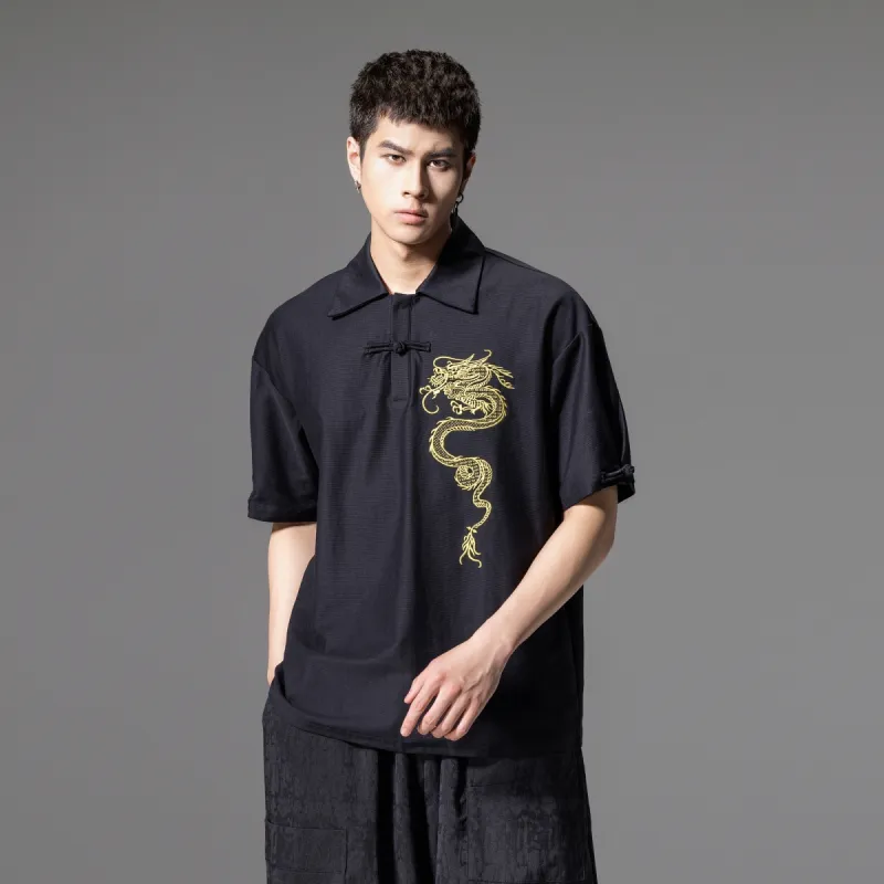 Pin Li Polo Shirts Men Black-5