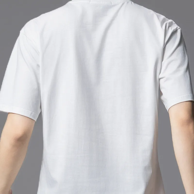 Pin Li T Shirts Men White-6