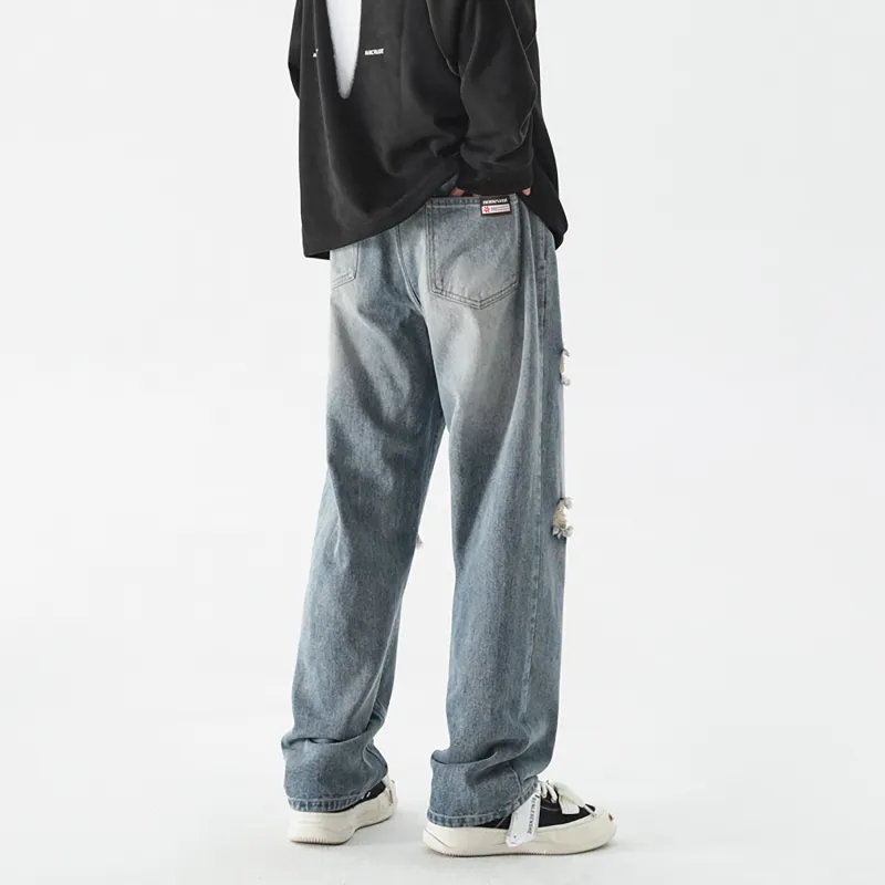NONEVENT Jeans Unisex Vintage Blue-5