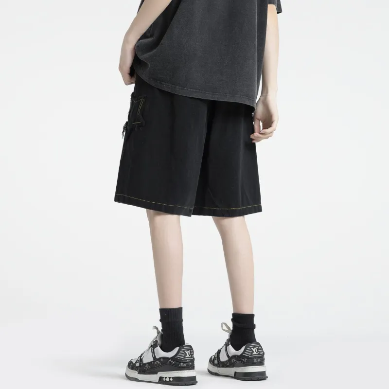 NONEVENT Denim Shorts Unisex-10