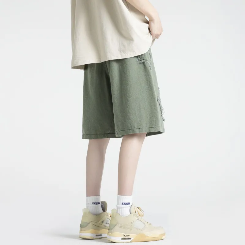 NONEVENT Denim Shorts Unisex-2