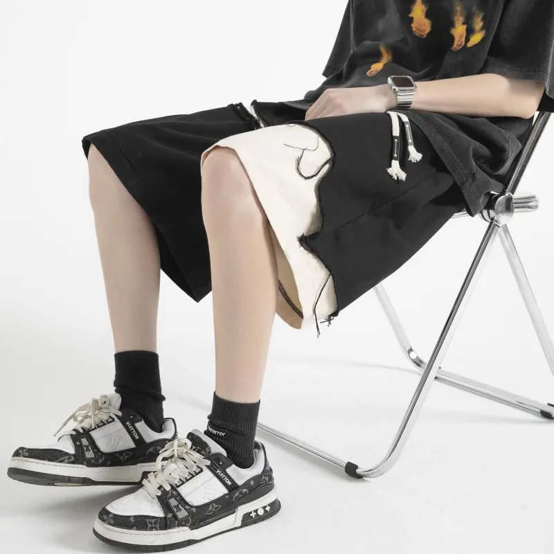 PAINT STAIN Casual Shorts Unisex-8