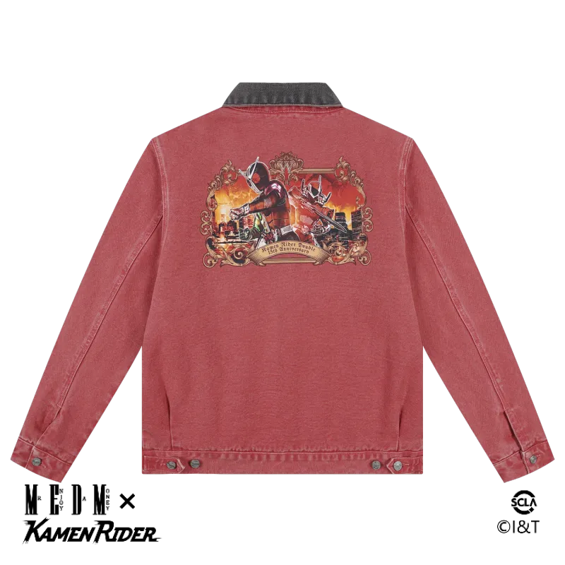 MEDM x JIAMIANQISHI,LIANMINGKUAN FW24 Jackets & Coats Unisex Red-1