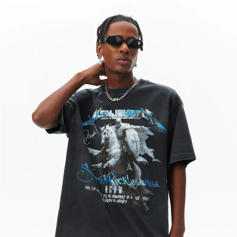 MR.ENJOYDA MONEY T Shirts Unisex Washed Black-2