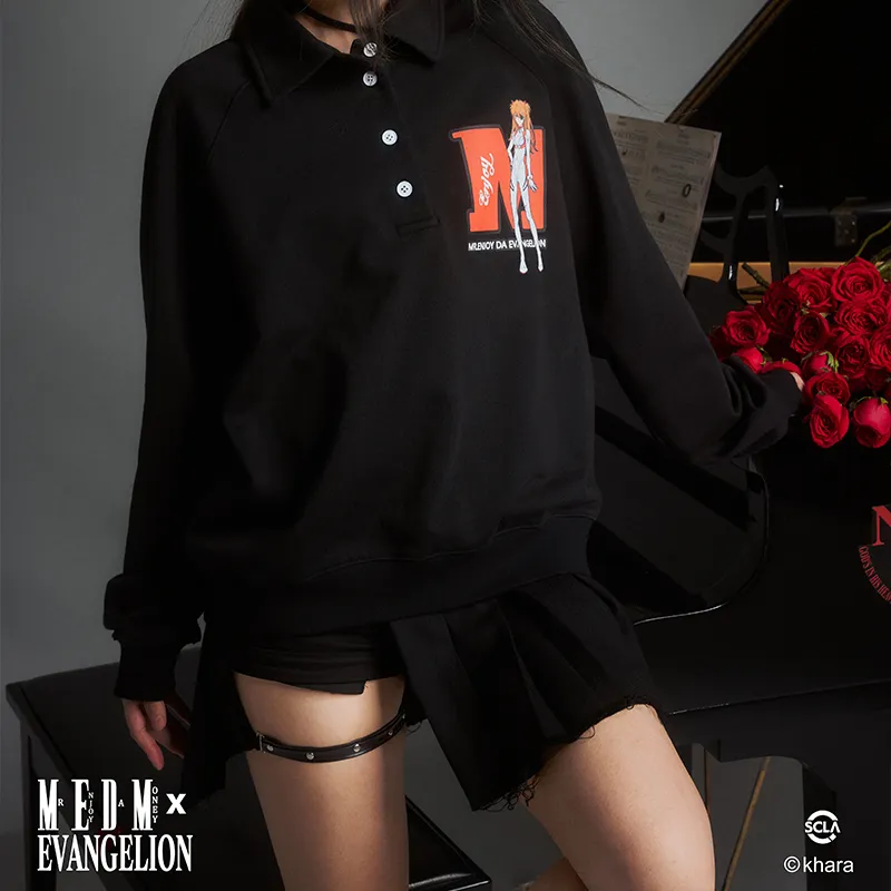 MR.ENJOYDA MONEY MEDM X EVA Collaboration Polo Shirts Unisex-2