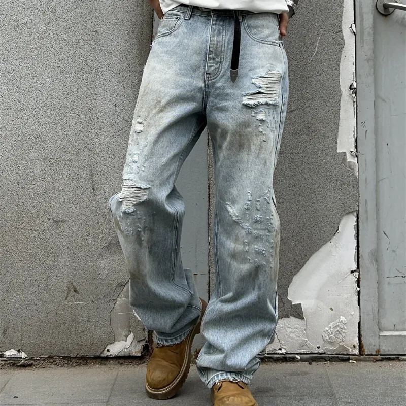 MR.ENJOYDA MONEY Jeans Unisex Blue-2
