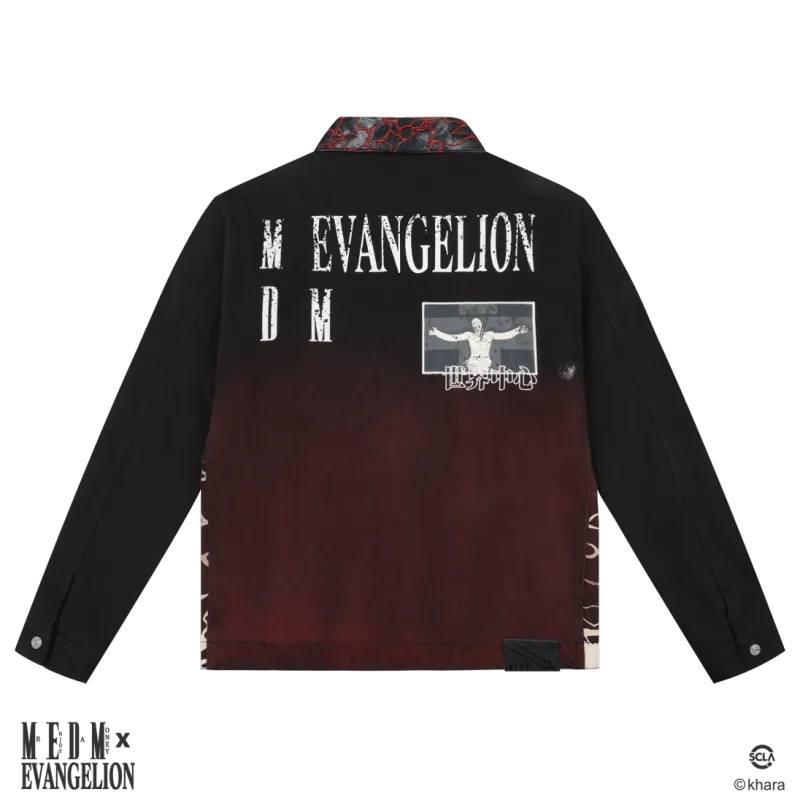 Eva X MR.ENJOYDA MONEY MEDM X EVA Collaboration Jackets Unisex Black-1