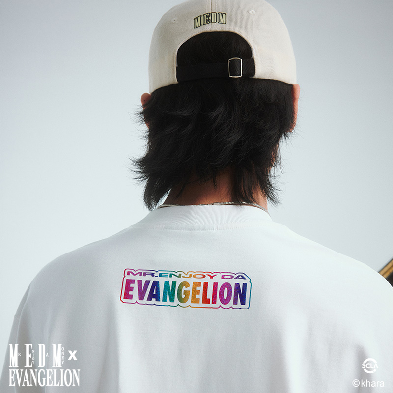 送料関税込み[M.E.D.M]EVA連携開発ロンT★男女兼用★大人気★ MR.ENJOYDA MONEY MEDM X EVA Collaboration T-Shirts Unisex