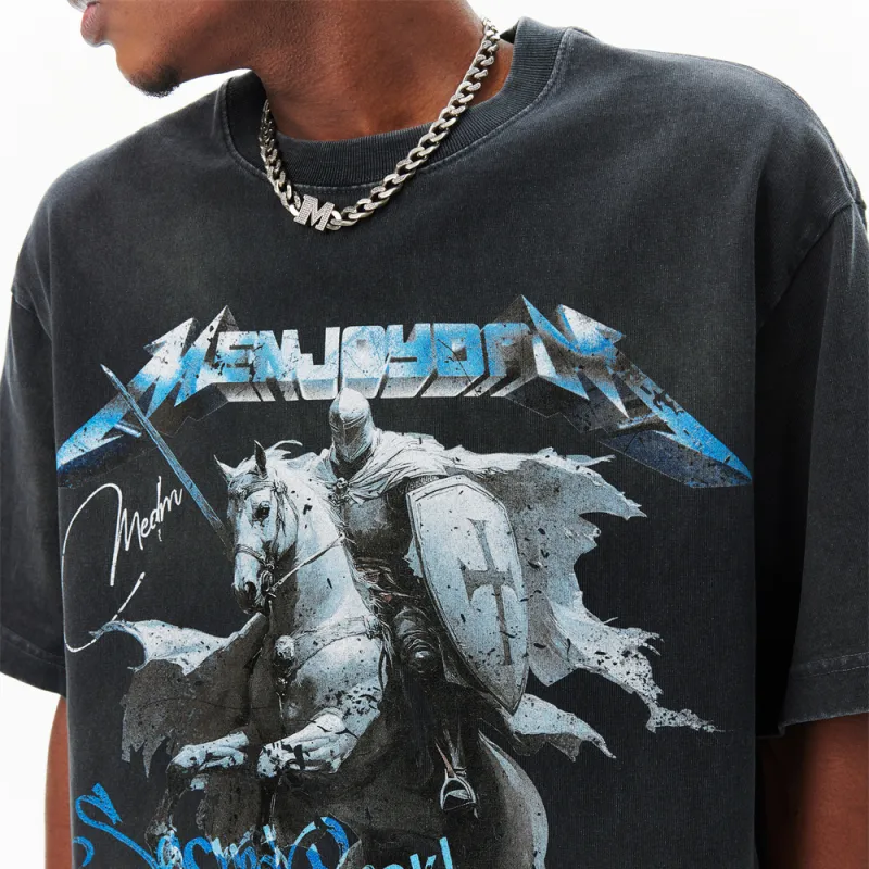 MR.ENJOYDA MONEY T Shirts Unisex Washed Black-3
