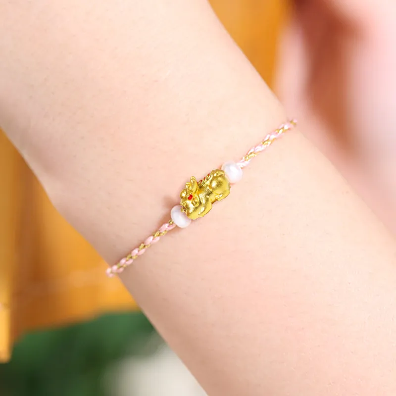 LOULANBOWUGUAN Gold Bracelet Unisex-5