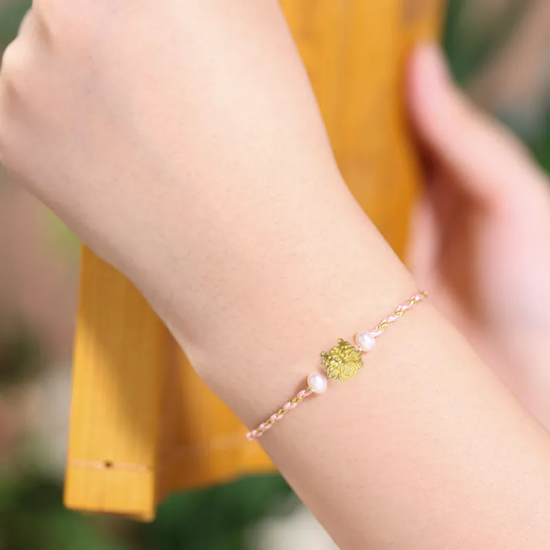 LOULANBOWUGUAN Gold Bracelet Unisex-5