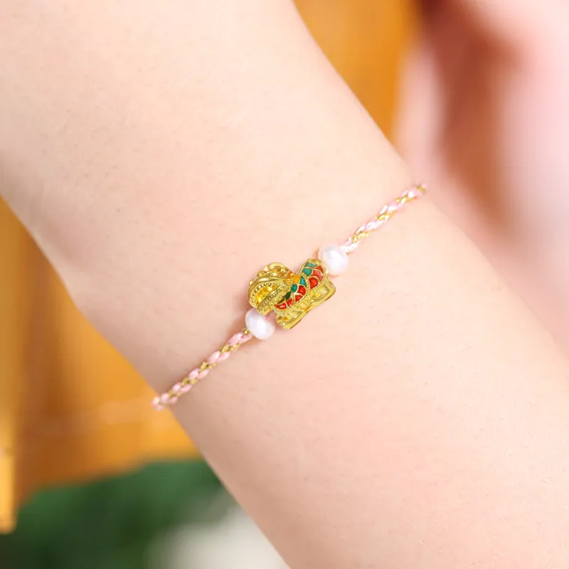 LOULANBOWUGUAN Gold Bracelet Unisex-2